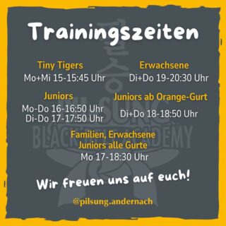 Innere Stärke, Disziplin und Selbstverteidigung.
In einer positiven, kooperativen Atmosphäre erlernen Schüler aller
Altersgruppen, Frauen sowie Männer, eine moderne Selbstverteidigungskunst. 

Buchen Sie noch heute eine kostenlose Probestunde.

02632 9580077
info@pilsung.de

Kölner Straße 29
56626 Andernach

#selbstverteidigungfürkinder #innerestärke #selbstbewußtseinstärken 
#spaßmitbewegung #pilsung